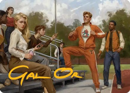 Flash Thompson, Spider-Fan Art Card (Gold-Stamped Signature) (AASPM-001) - Art Series: Marvel's Spider-Man | Grognard Games