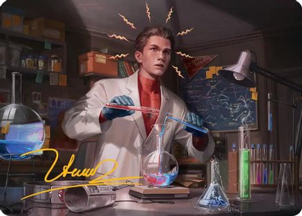 Peter Parker Art Card (3/54) (Gold-Stamped Signature) (AASPM-003) - Art Series: Marvel's Spider-Man | Grognard Games