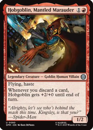 Hobgoblin, Mantled Marauder (SPM-080) - Marvel's Spider-Man | Grognard Games