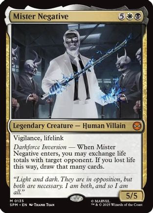 Mister Negative (SPM-135) - Marvel's Spider-Man Foil | Grognard Games
