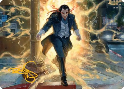 Morlun, Devourer of Spiders Art Card (Gold-Stamped Signature) (AASPM-009) - Art Series: Marvel's Spider-Man | Grognard Games