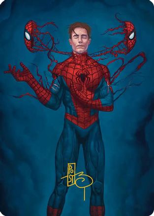 Secret Identity Art Card (Gold-Stamped Signature) (AASPM-006) - Art Series: Marvel's Spider-Man | Grognard Games
