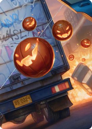 Pumpkin Bombs Art Card (AASPM-) - Art Series: Marvel's Spider-Man | Grognard Games