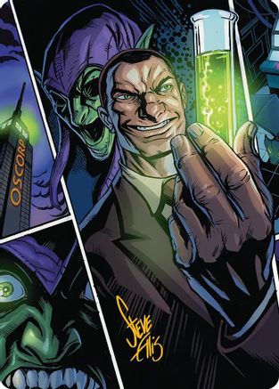 Norman Osborn Art Card (Gold-Stamped Signature) (AASPM-043) - Art Series: Marvel's Spider-Man | Grognard Games