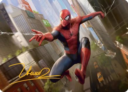 Amazing Spider-Man Art Card (24/54) (Gold-Stamped Signature) (AASPM-024) - Art Series: Marvel's Spider-Man | Grognard Games