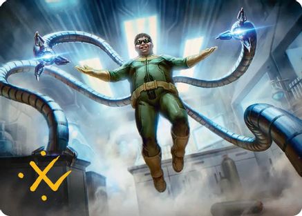 Doctor Octopus, Master Planner Art Card (25/54) (Gold-Stamped Signature) (AASPM-025) - Art Series: Marvel's Spider-Man | Grognard Games