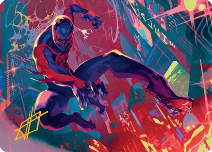 Spider-Man 2099 Art Card (Gold-Stamped Signature) (AASPM-030) - Art Series: Marvel's Spider-Man | Grognard Games