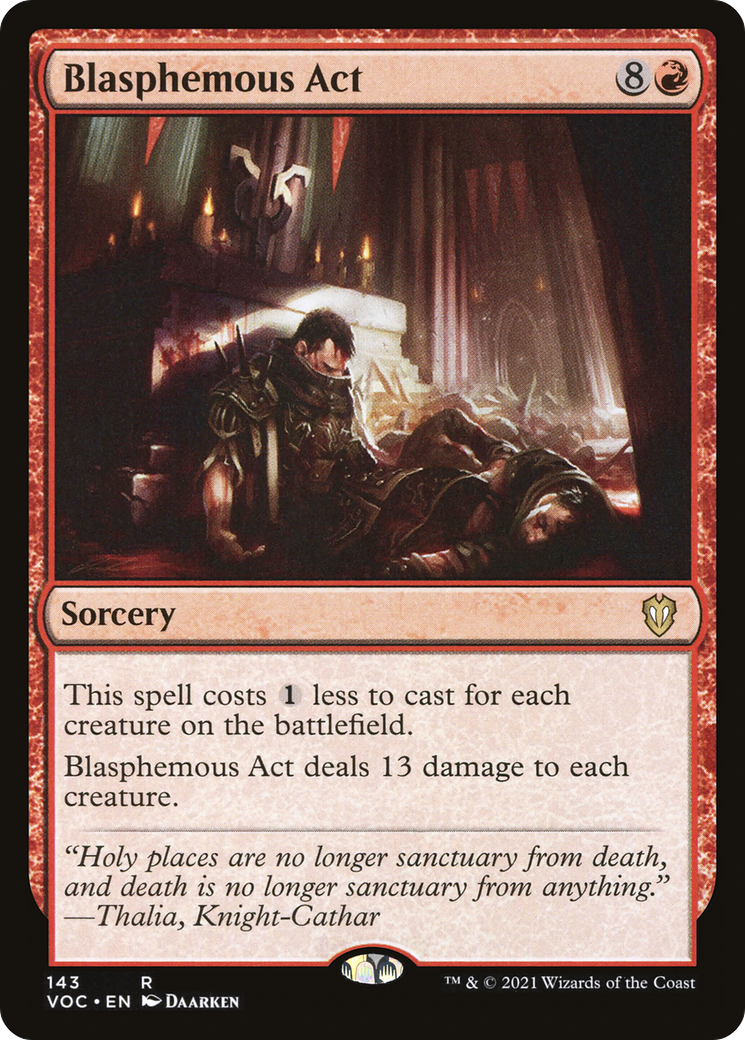 Blasphemous Act [Innistrad: Crimson Vow Commander] | Grognard Games
