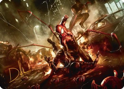 Superior Spider-Man Art Card (Gold-Stamped Signature) (AASPM-032) - Art Series: Marvel's Spider-Man | Grognard Games
