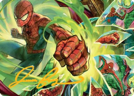 Kapow! Art Card (Gold-Stamped Signature) (AASPM-017) - Art Series: Marvel's Spider-Man | Grognard Games