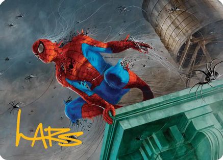 Spiders-Man, Heroic Horde Art Card (Gold-Stamped Signature) (AASPM-021) - Art Series: Marvel's Spider-Man | Grognard Games