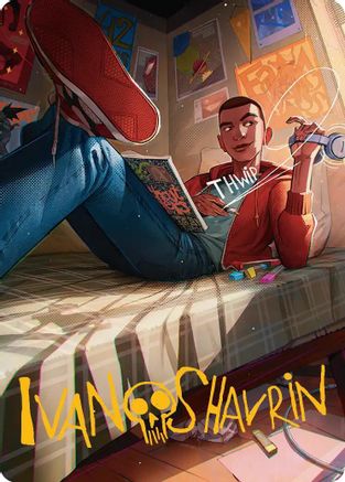 Miles Morales Art Card (Gold-Stamped Signature) (AASPM-035) - Art Series: Marvel's Spider-Man | Grognard Games