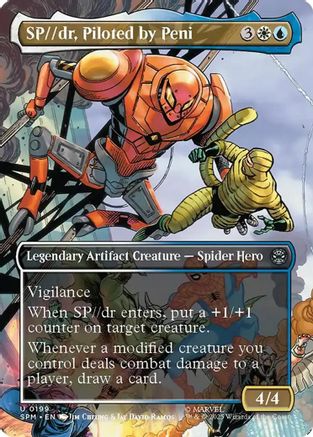 SP//dr, Piloted by Peni (Borderless) (SPM-199) - Marvel's Spider-Man Foil | Grognard Games