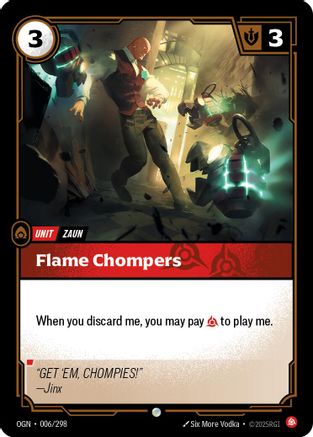 Flame Chompers (006/298) - Origins Foil | Grognard Games