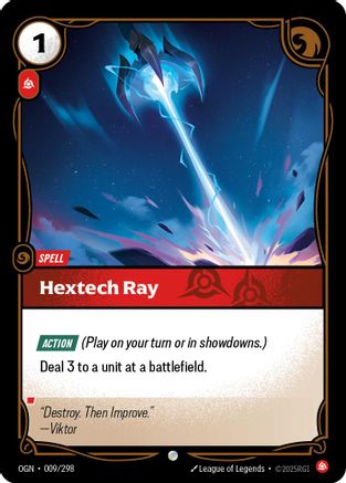 Hextech Ray (009/298) - Origins Foil | Grognard Games