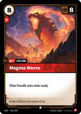 Magma Wurm (011/298) - Origins Foil | Grognard Games
