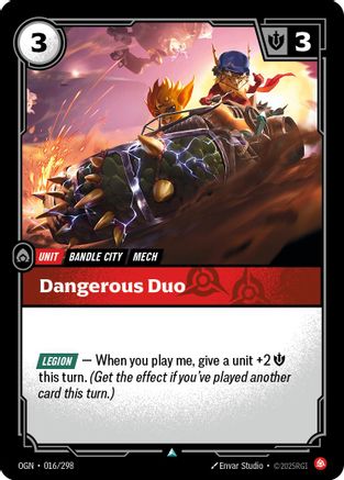 Dangerous Duo (016/298) - Origins Foil | Grognard Games