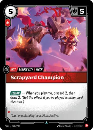 Scrapyard Champion (020/298) - Origins | Grognard Games