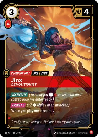 Jinx - Demolitionist (030/298) - Origins Foil | Grognard Games