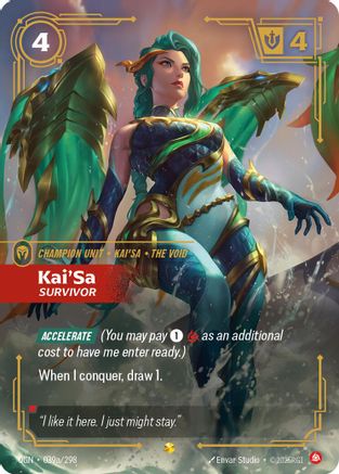 Kai'Sa - Survivor (Alternate Art) (039a/298) - Origins Foil | Grognard Games