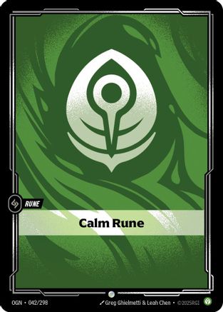 Calm Rune (042/298) - Origins | Grognard Games