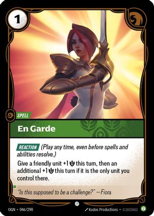 En Garde (046/298) - Origins Foil | Grognard Games