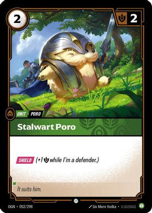 Stalwart Poro (052/298) - Origins | Grognard Games