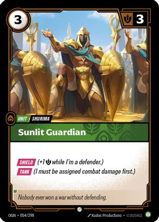 Sunlit Guardian (054/298) - Origins Foil | Grognard Games