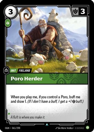 Poro Herder (061/298) - Origins | Grognard Games