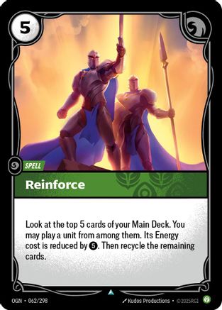 Reinforce (062/298) - Origins Foil | Grognard Games