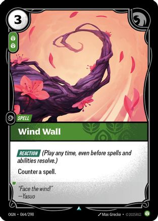 Wind Wall (064/298) - Origins | Grognard Games
