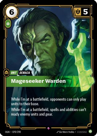 Mageseeker Warden (070/298) - Origins Foil | Grognard Games