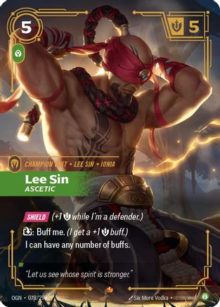 Lee Sin - Ascetic (078/298) - Origins Foil | Grognard Games
