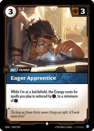Eager Apprentice (084/298) - Origins | Grognard Games