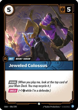 Jeweled Colossus (086/298) - Origins | Grognard Games