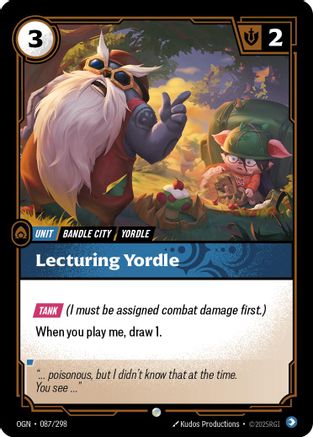 Lecturing Yordle (087/298) - Origins | Grognard Games