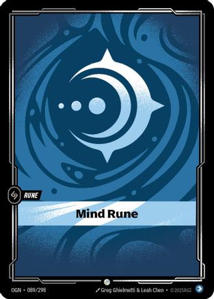 Mind Rune (089/298) - Origins Foil | Grognard Games