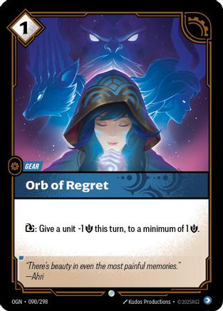 Orb of Regret (090/298) - Origins Foil | Grognard Games