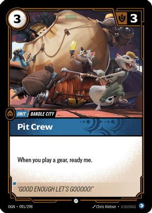 Pit Crew (091/298) - Origins | Grognard Games
