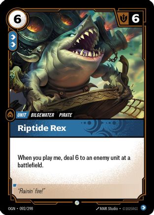 Riptide Rex (092/298) - Origins Foil | Grognard Games