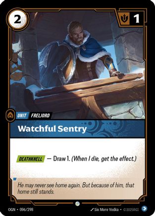 Watchful Sentry (096/298) - Origins | Grognard Games