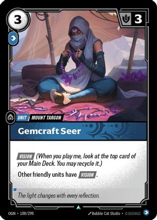 Gemcraft Seer (100/298) - Origins Foil | Grognard Games