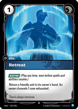 Retreat (104/298) - Origins | Grognard Games