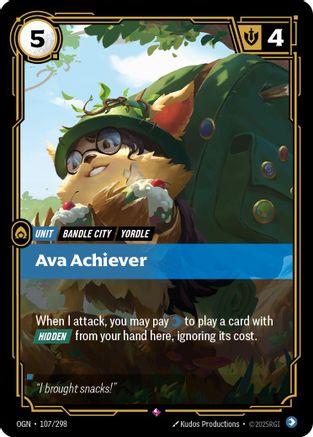 Ava Achiever (107/298) - Origins Foil | Grognard Games