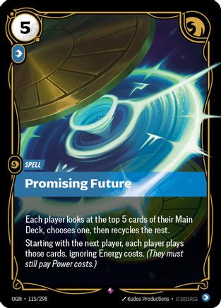 Promising Future (115/298) - Origins Foil | Grognard Games