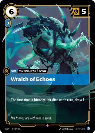 Wraith of Echoes (118/298) - Origins Foil | Grognard Games