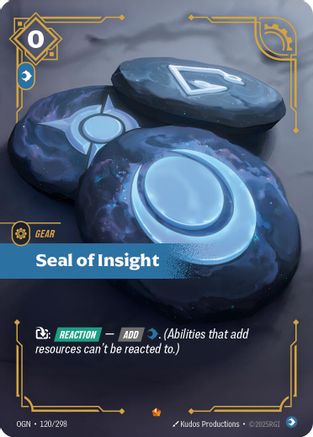 Seal of Insight (120/298) - Origins Foil | Grognard Games
