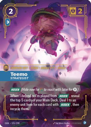 Teemo - Strategist (121/298) - Origins Foil | Grognard Games