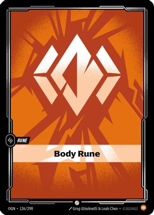 Body Rune (126/298) - Origins Foil | Grognard Games