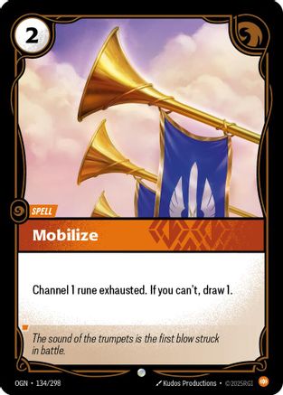 Mobilize (134/298) - Origins | Grognard Games